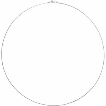 Sterling Silver 1 mm Wheat 20" Chain